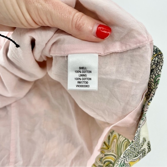 Liberty of London for Target 100% Cotton Earth Tones Neutral Floral Dress Size S - Picture 3 of 8